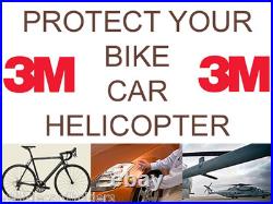 Helicopter Bike Frame Protection Tape 8671HS Strong Clear Protective Film by 3M Helicopter Bike Frame Protection Tape 8671HS Strong Clear Protective Film by 3M