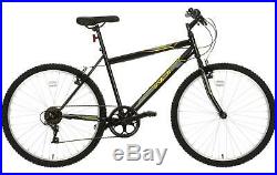Indi ATB 1 Mens Mountain Bike V Brake 6 Gear 26 Wheel Steel Frame MTB Bicycle