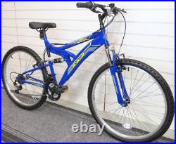 Indi FS. 1 Mountain Bike 18 Inch Steel Frame 26 Wheels Blue Ex-Display 18431H