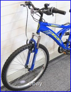 Indi FS. 1 Mountain Bike 18 Inch Steel Frame 26 Wheels Blue Ex-Display 18431H