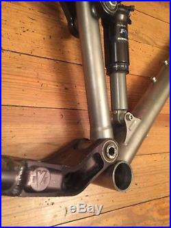 Kent Eriksen Titanium Full Suspension Mountain Bike Custom S/M 27.5 Fox RP23