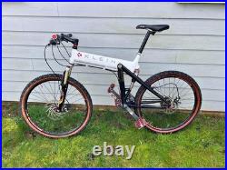 Klein Mantra Frame 1999 Retro Full Sus Mountain Bike 26 Large White