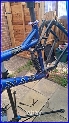 Kona Full Suspension Mountain Bike Frame Only Blue/Black Unisex Adults