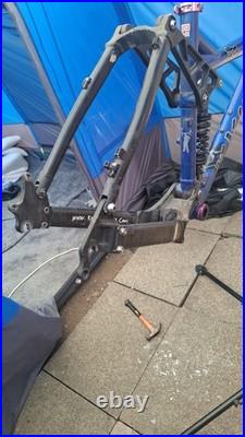 Kona Full Suspension Mountain Bike Frame Only Blue/Black Unisex Adults