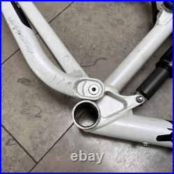 Kona Kikapu Full Suspension Mountain Bike Frame 18 with Fox Rear Shock Blue Retro Kona Kikapu Full Suspension Mountain Bike Frame 18 with Fox Rear Shock Blue Retro