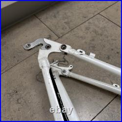 Kona Kikapu Full Suspension Mountain Bike Frame 18 with Fox Rear Shock Blue Retro Kona Kikapu Full Suspension Mountain Bike Frame 18 with Fox Rear Shock Blue Retro