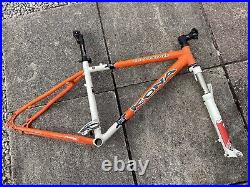 Kona Kula Deluxe mountain bike frame & Rockshox Sid Race Forks Size 18in 26in