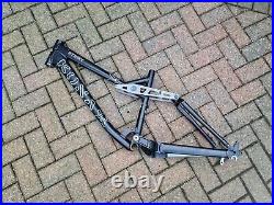 Kona Stinky Downhill Mountain Bike Frame 17 Retro Vintage DH MTB Black VGC