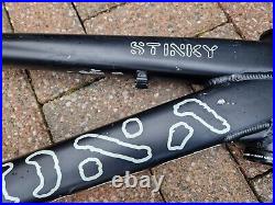 Kona Stinky Downhill Mountain Bike Frame 17 Retro Vintage DH MTB Black VGC