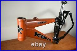 Kona Stinky Frame Aluminum Full Suspension Mountain Bike 15in