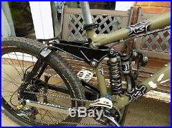 Kona Stinky Full Suspension Mountain Bike 16 Frame Hydraulic Disc Brakes