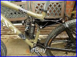 Kona Stinky Full Suspension Mountain Bike 16 Frame Hydraulic Disc Brakes