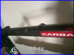 Kooka Cabra Mountain Bike Frame XC carbon fibre, hope, Shimano BB, headset large