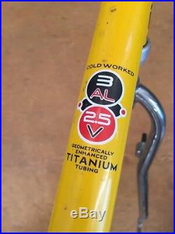 Litespeed Ralph Lauren RLX Team Titanium Soft Tail Mountain Bike Frame