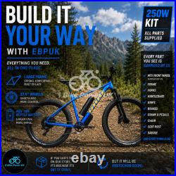 MTB Aluminum Frame Size Large Gloss Blue 26 27.5 29 Wheel Size Trek Style