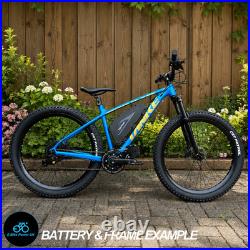 MTB Aluminum Frame Size Large Gloss Blue 26 27.5 29 Wheel Size Trek Style