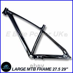 MTB Aluminum Frame Size Large Gloss Blue 26 27.5 29 Wheel Size Trek Style