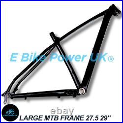 MTB Aluminum Frame Size Large Gloss Blue 26 27.5 29 Wheel Size Trek Style MTB Aluminum Frame Size Large Gloss Blue 26 27.5 29 Wheel Size Trek Style