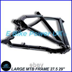 MTB Aluminum Frame Size Large Gloss Blue 26 27.5 29 Wheel Size Trek Style