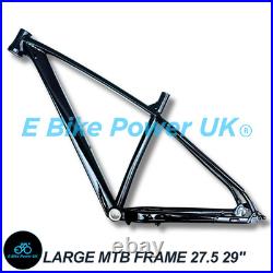 MTB Aluminum Frame Size Large Gloss Blue 26 27.5 29 Wheel Size Trek Style