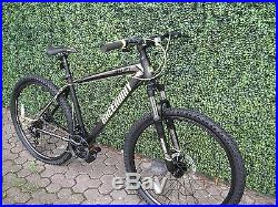 Matt Black 21 Speed Mtb Mountain Bike Bicycle 27.5 Wheel 18 Frame
