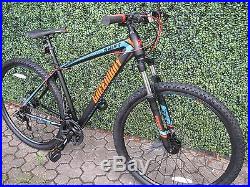 Matt Black 21 Speed Mtb Mountain Bike Bicycle 29 Wheel 18 Frame