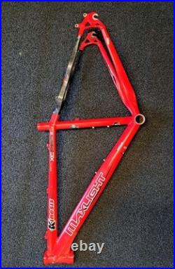 Medium Kinesis maxlite xc pro 2 Mountain Bike Frame carbon fibre