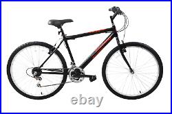 Mens Mountain Bike Bicycle Excel 26 Wheel 18 Frame 21 Speed Black Red