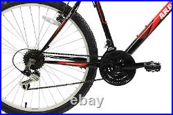 Mens Mountain Bike Mountaineer 26 Wheel 19 Frame Suspension 21 Speed Black
