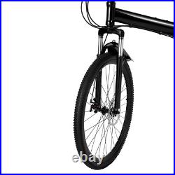Mens Mountain Bike Mountaineer 26 Wheel 19 Frame Suspension 21-Speed Black Mens Mountain Bike Mountaineer 26 Wheel 19 Frame Suspension 21-Speed Black