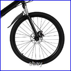 Mens Mountain Bike Mountaineer 26 Wheel 19 Frame Suspension 21-Speed Black
