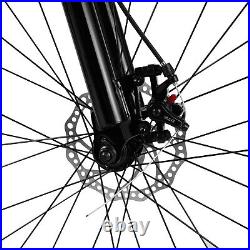 Mens Mountain Bike Mountaineer 26 Wheel 19 Frame Suspension 21-Speed Black