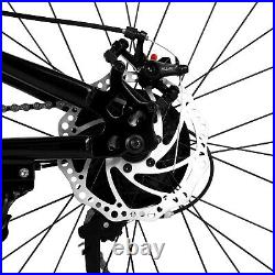Mens Mountain Bike Mountaineer 26 Wheel 19 Frame Suspension 21-Speed Black
