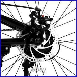 Mens Mountain Bike Mountaineer 26 Wheel 19 Frame Suspension 21-Speed Black