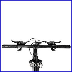Mens Mountain Bike Mountaineer 26 Wheel 19 Frame Suspension 21-Speed Black