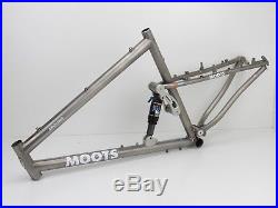 Moots Smoothie Full Suspension Titanium MTB Frame, Large 20