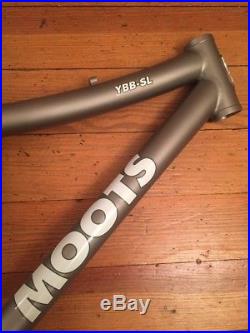 Moots YBB SL Titanium Soft Tail Mountain Bike Frame 26 16 Small Made In USA