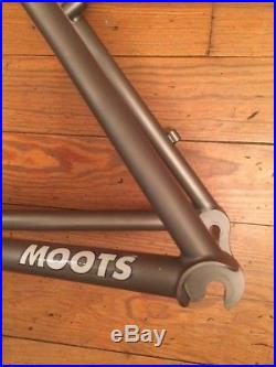 Moots YBB SL Titanium Soft Tail Mountain Bike Frame 26 16 Small Made In USA