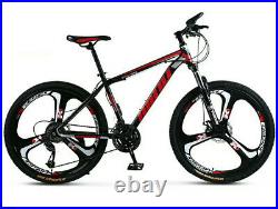 Mountain Bike 2021 for Men women Junior 26'' Wheel 21 Speed Black & Red