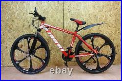 Mountain Bike 2021 for Men women Junior 26'' Wheel 21 Speed Red Colour