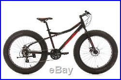 Mountain Bike 26 Fat Bike SNW2458 Black-Red 24 Speed Frame 46 cm New 380M