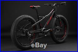 Mountain Bike 26 Fat Bike SNW2458 Black-Red 24 Speed Frame 46 cm New 380M