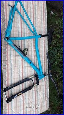 Mountain Bike Frame Forks Bars Stem seat post 29er Large