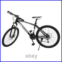 Mountain Bike Frame Medium M Mens 26-Inch 21 Speed Black White Hardtail 2022
