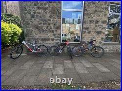 Mountain Bike Hardtail 26 Medium Frame Downhill Forks And Tires