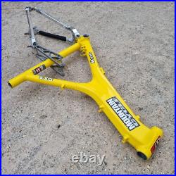 Mountain Cycles CXS Full Suspension Mountain bike frame Aluminium Tubing Yellow