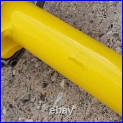 Mountain Cycles CXS Full Suspension Mountain bike frame Aluminium Tubing Yellow