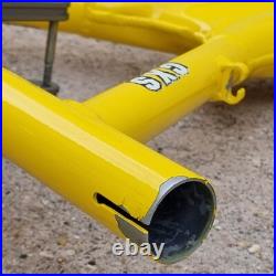 Mountain Cycles CXS Full Suspension Mountain bike frame Aluminium Tubing Yellow
