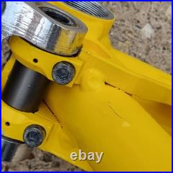 Mountain Cycles CXS Full Suspension Mountain bike frame Aluminium Tubing Yellow