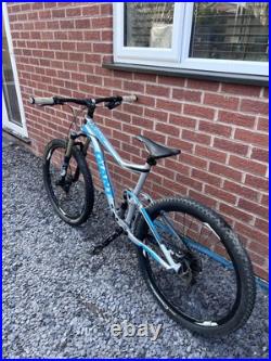 Mountain bike full suspension large frame